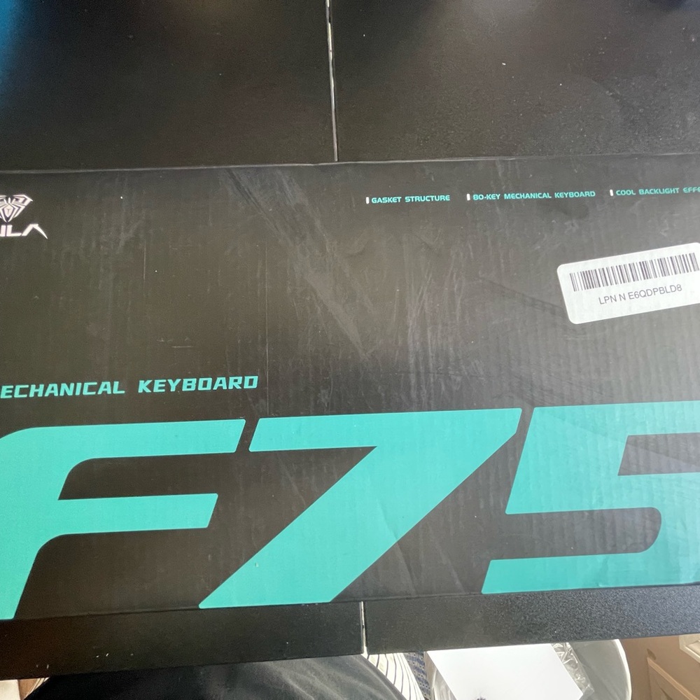Mechanical Keyboard E75 - Black with Teal Accents